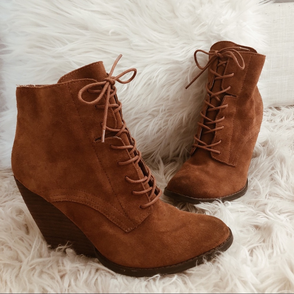 Brown booties